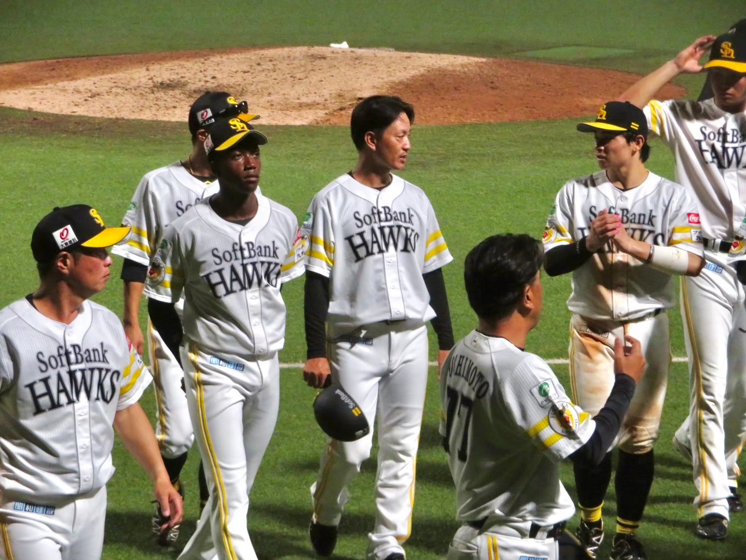 試合後の城所龍磨